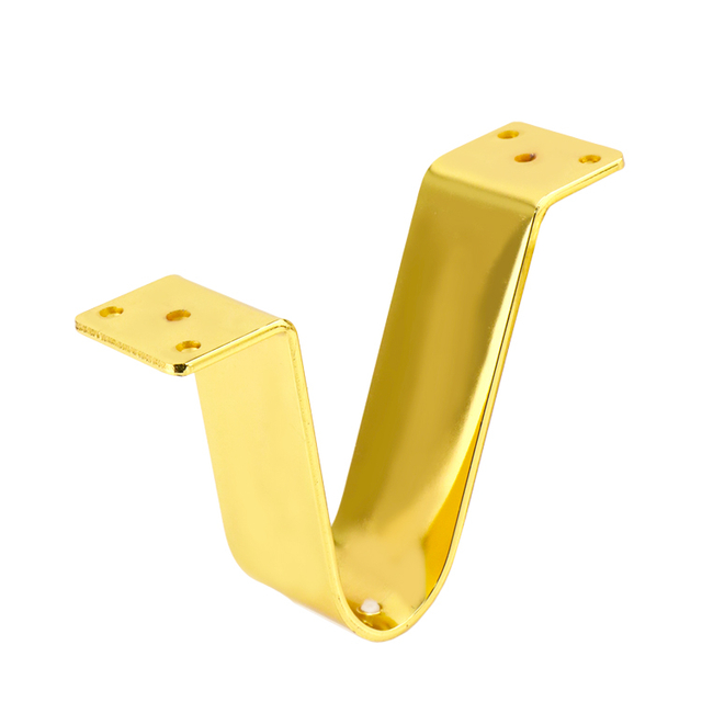 V ቅርጽ Chrome የብረት ሶፋ እግሮች ዘመናዊ ካቢኔ እግር አልጋ እግር መለዋወጫዎች