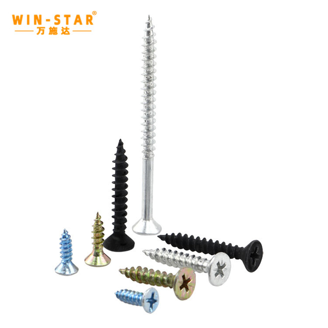 Self Tapping Yellow Zinc Poloniae Phillips Flat Countersunk CSK Caput Chipboard Cochleas Nam lignum chipboard stupra