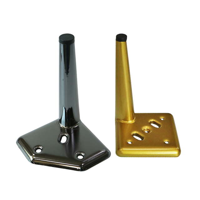 Mataas na De-kalidad na Sofa Accessory Metal Black Furniture Legs para sa Kama