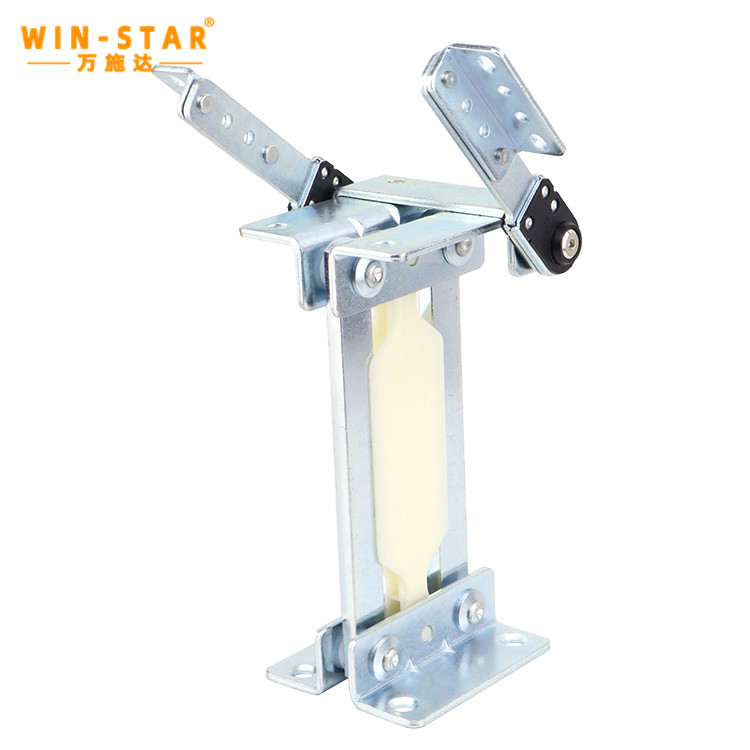 Winstar диванының қолмен жұмыс істейтін жиһаз жабдығы жылжымалы топсалы қысқышқа қарсы металл диван төсек ілмектеріне арналған.