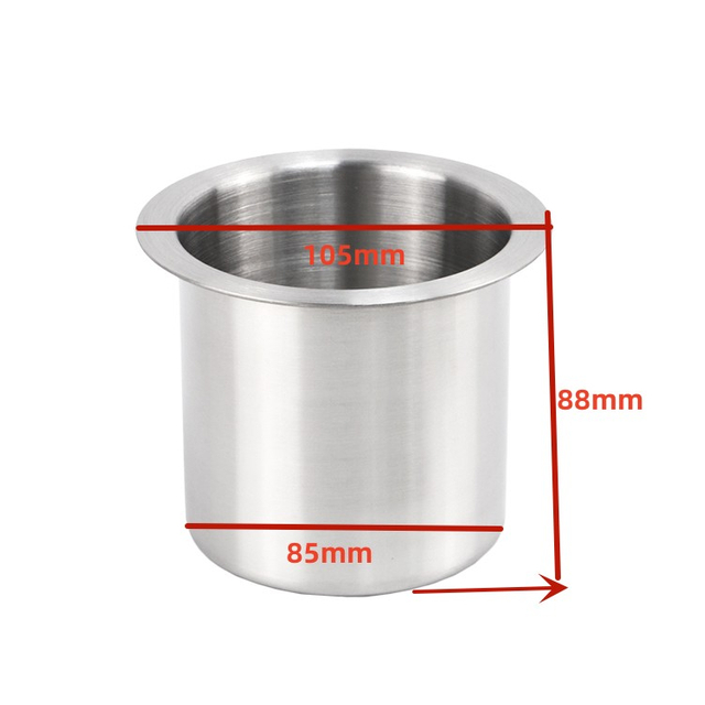 Winstar 105*85*H88mm Stainless Steel Desk Cup Holder Cabinet Sofa Chair Holder Series