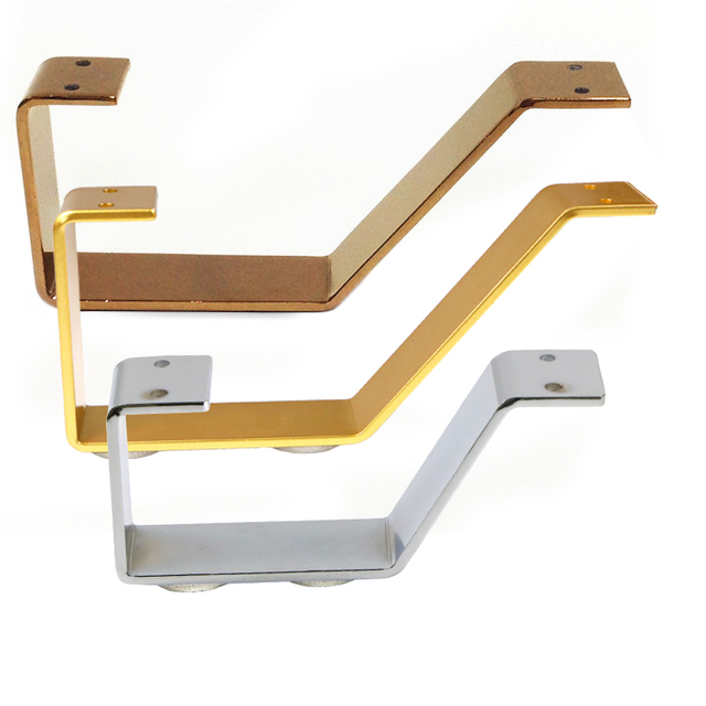 ជើងសាឡុងដែក OEM រចនាថ្មីបំផុតរបស់ Chrome ជើងគ្រឿងសង្ហារឹម