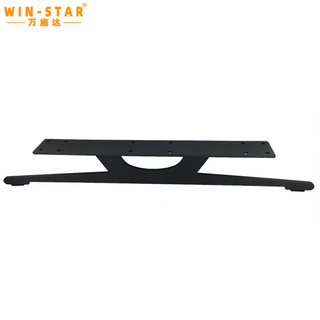 卸売家具ハードウェアビッグ 130 ミリメートル高さ黒モダンなソファ脚ベース用