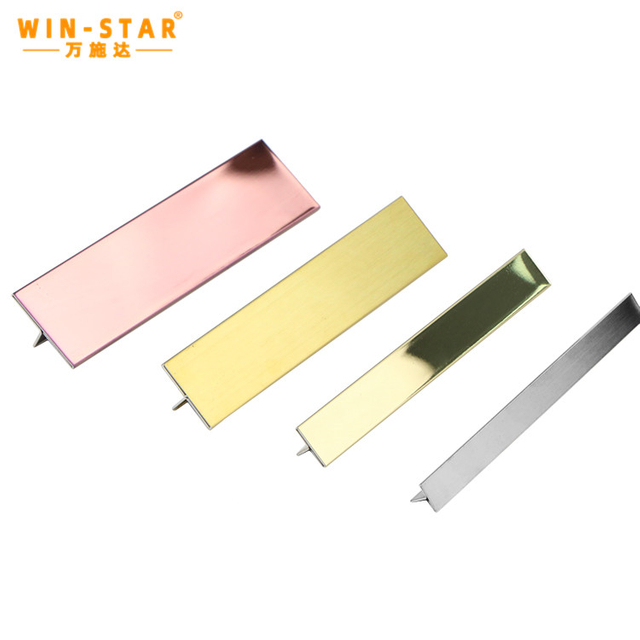 304 hindi kinakalawang na asero closing strip T-shaped decorative strip
