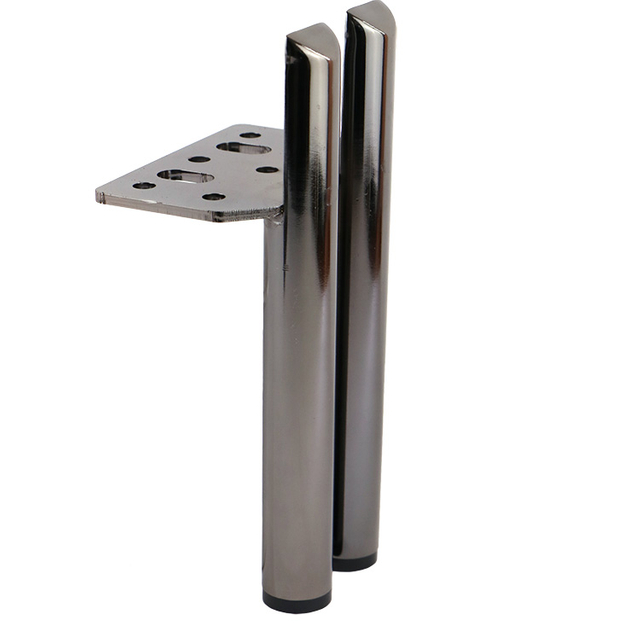 የጅምላ ፋሽን ቅጥ የቤት ዕቃዎች መለዋወጫ ትሪያንግል ብረት መጣል የጠረጴዛ እግሮች ካቢኔ የአልጋ ሶፋ እግሮች ለቤት ዕቃዎች እግሮች