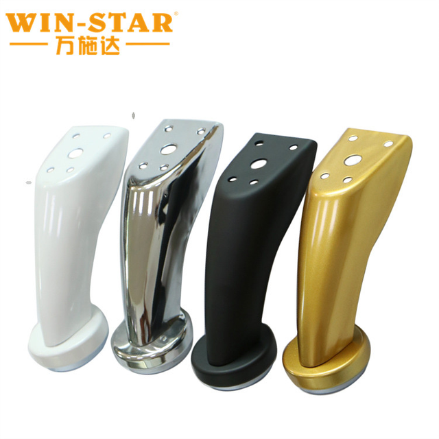 WINSTAR Gambe in metallo per mobili in lamiera cromata a basso prezzo. Gambe per tavoli da divano