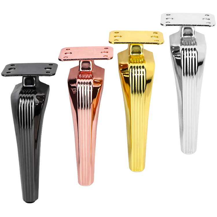 የቤት ዕቃዎች እግር ቲቪ ካቢኔ የብረት እግር እግር የቅንጦት ብረት የቡና ጠረጴዛ የሶፋ ድጋፍ እግር