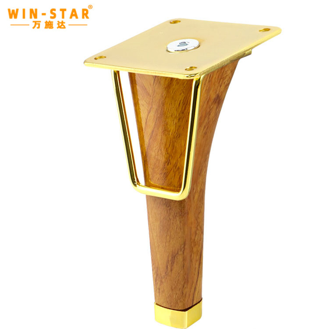 کابینت سخت افزار مبلمان خاورمیانه پایه آهنی محکم پایه مبل فلزی طلایی