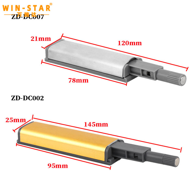 Phần cứng nội thất bằng th&eacute;p kh&ocirc;ng gỉ 78MM Thiết bị phục hồi từ t&iacute;nh Đẩy để mở cửa