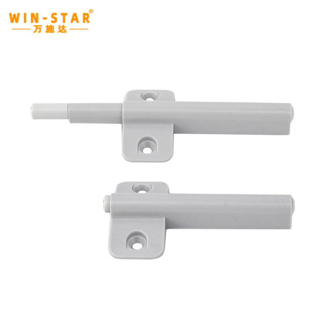 Түлхэх нээлттэй систем Дампер буфер Татах түлхэх үл үзэгдэх кабинетийн бариул