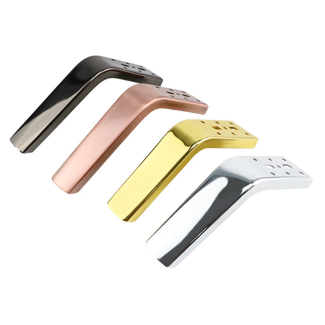 ZD-N151 Vifaa vya bei ya jumla vya samani za chuma zilizopinda miguu ya sofa ya chuma