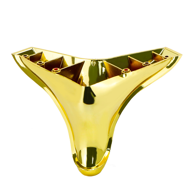 Kaki Furnitur Desain Terbaru Pemasok Cina Kaki Sofa Plastik Mewah Kaki Kabinet Meja