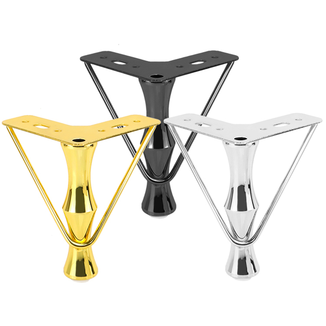 150 mm Moderni muotoilu metallirautakaapin jalat Kultainen sohvajalka huonekaluihin