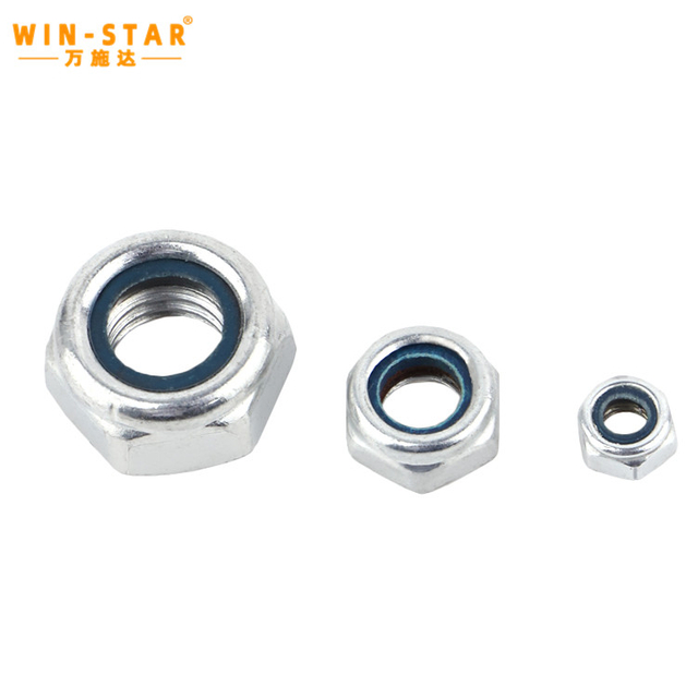 hex nylon inserta cincinno nuces DIN985 nylon densis nucis Non-lapsus nut