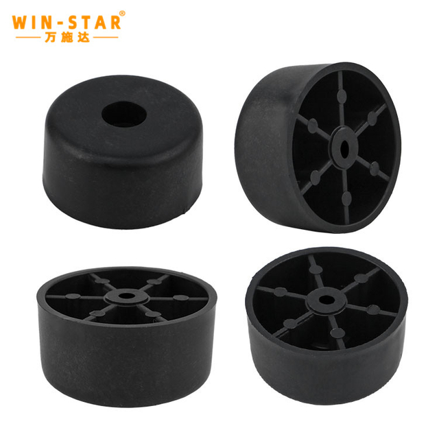 Jambe en plastique de poussette de poulie en plastique de gros de r&eacute;putation fiable 3CM 