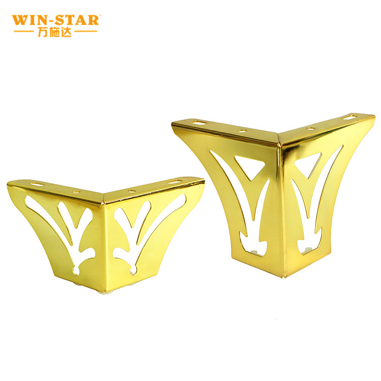 Կահույքի ոտքերի ձևավորում Hardware Կահույքի ոտքեր Chrome Metal Sofa Leg