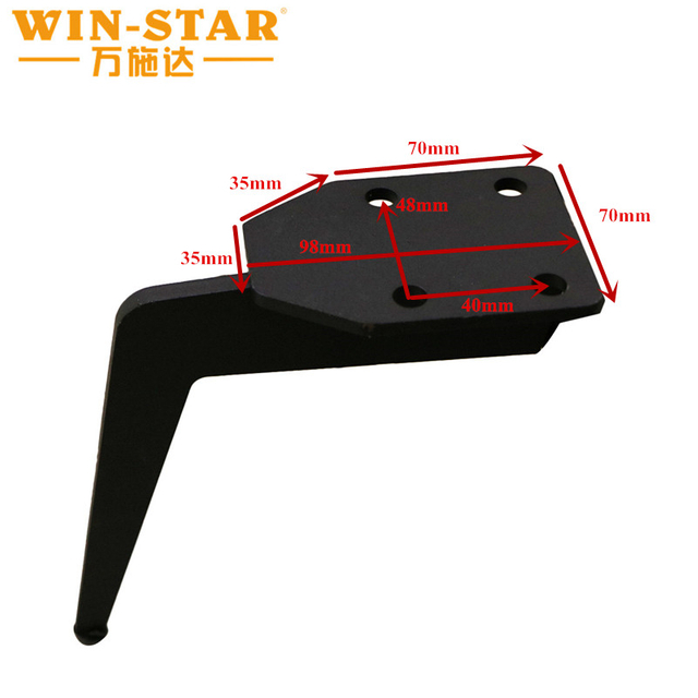 Trosc&aacute;n Trom T&aacute;bla Cosa Miotal Comh-Aireachta Teilif&iacute;se Dubh Tr&aacute; Cosa Tolg Nua-Aimseartha don Leaba