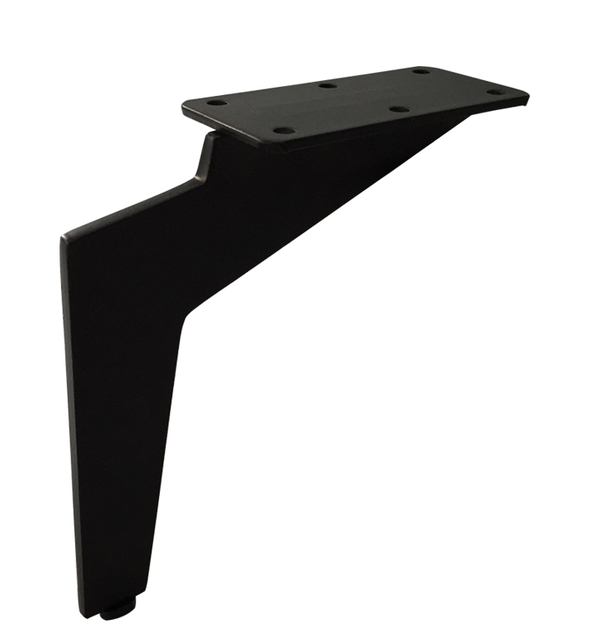 Factory Supply Metal L Muoto Musta V&auml;ri Huonekalut Sohvan jalat S&auml;ngyn tuoliin