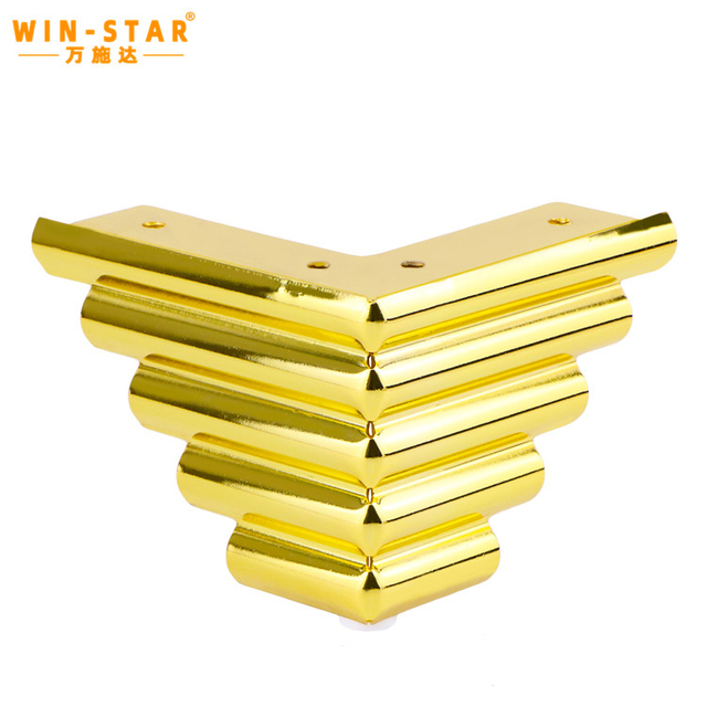 רגלי ריהוט זהב רגלי כיסא מתכת רגלי ספה זהב החלפת רגלי ברזל לארון כיסא