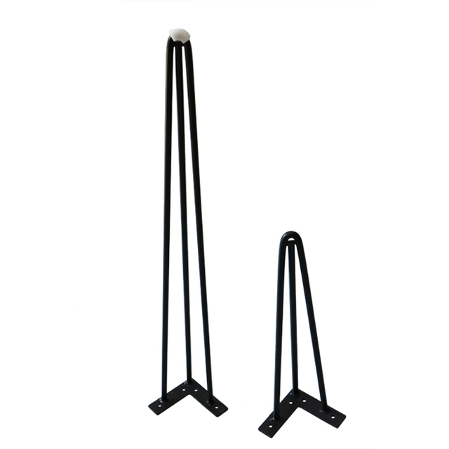 Akcesoria meblowe 150mm Czarny Tr&oacute;jkątny Spinka do Krzesła Jadalniczego Nogi Sofy Rozkładanej