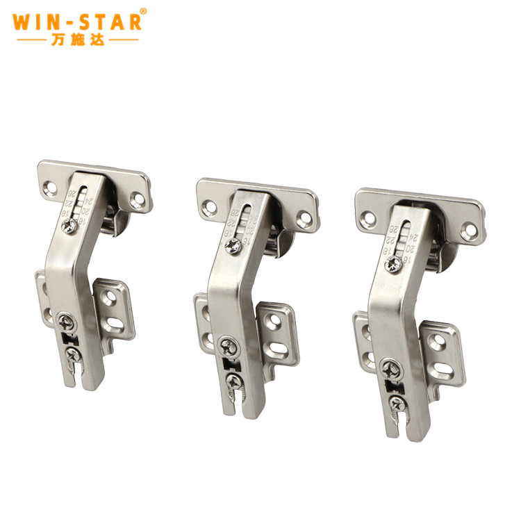 فیکٹری قیمت OEM 135 ڈگری پوشیدہ کچن کیبنٹ سلائیڈ آن خصوصی زاویہ والا قبضہ