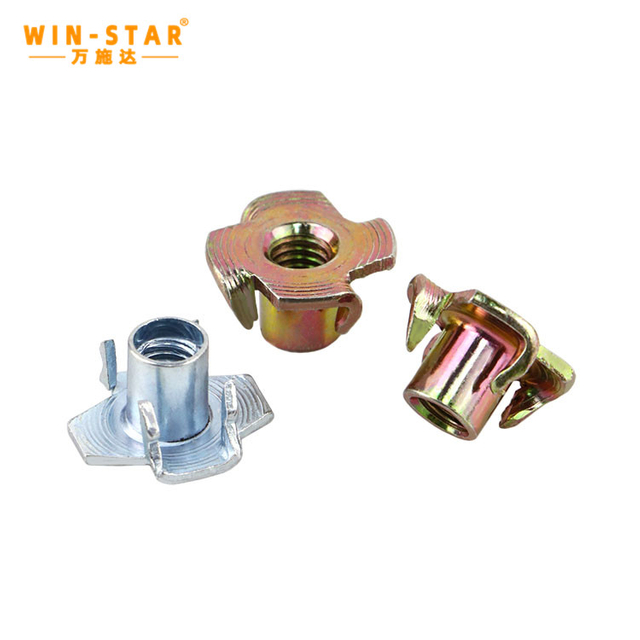  Carbon Steel Makucha Nne DIN1624 Samani Nne Prongs T Nuts