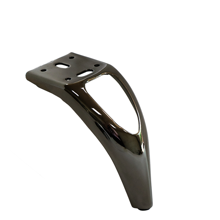 Patas decorativas de metal para muebles, patas de sof&aacute; negras de 140mm para silla