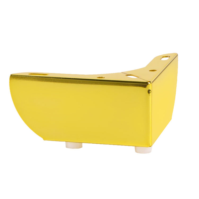 55 MM Mobilier &icirc;n stil european Picioare moderne din metal auriu pentru pat