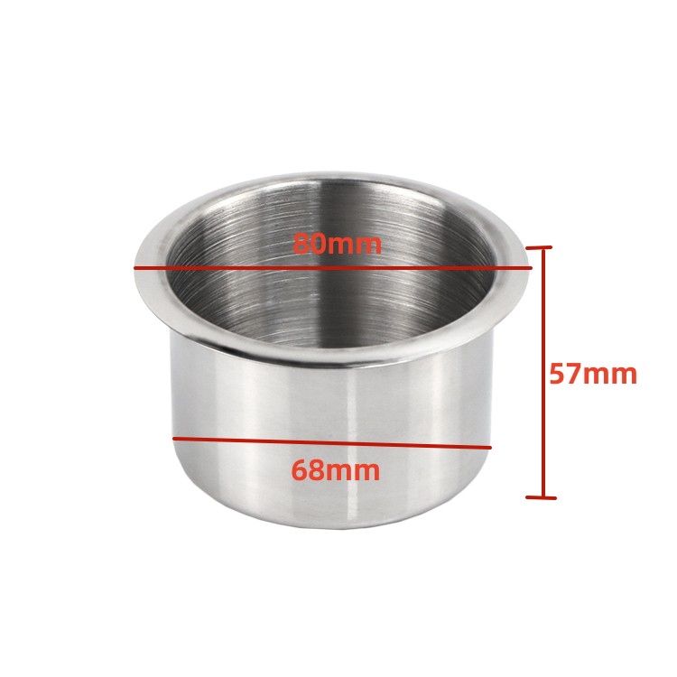  Toptan 80*68*57mm Mobilya Poker Masası Bardak Tutucu 201 Paslanmaz &Ccedil;elik Kanepe Sandalye Sahipleri