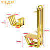 Phụ kiện khung nội thất Ch&acirc;n ghế sofa bằng th&eacute;p kh&ocirc;ng gỉ v&agrave; phụ kiện tay vịn Khung sofa kim loại
