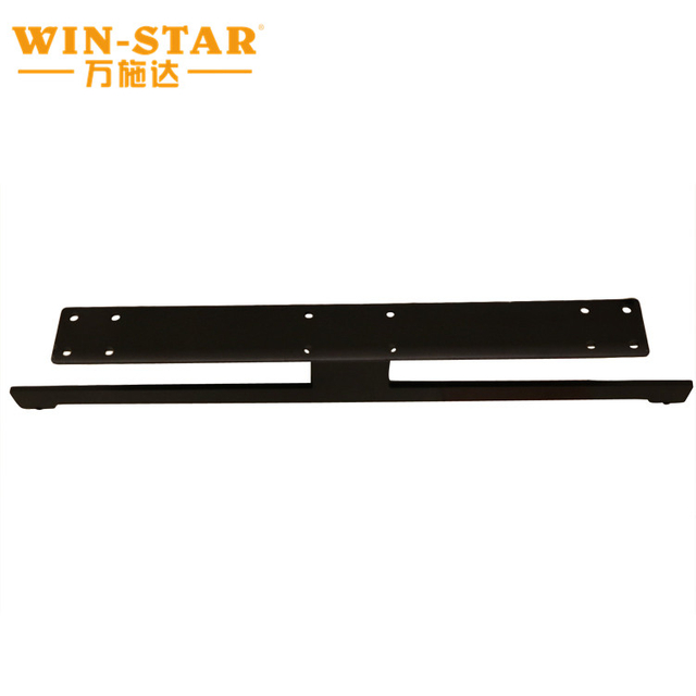 Aksesori Furnitur Populer Kaki Tempat Tidur Sofa Logam Tinggi 170mm Hitam untuk Rangka