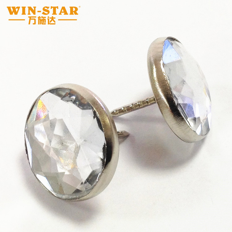 ပရိဘောဂဆိုဖာအတွက် လက်ကားစိန်အလင်းရောင်ကူရှင် လက်သည်းခလုတ်များ 