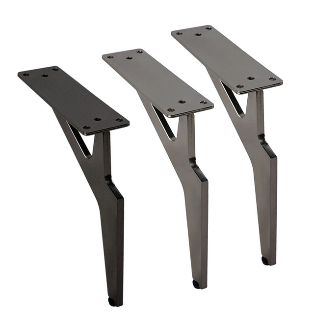 Acess&oacute;rios para m&oacute;veis OEM Preto Dourado Metal Decorativo Base de M&oacute;veis de Jantar Mesa de Caf&eacute; Pernas Sof&aacute; Perna