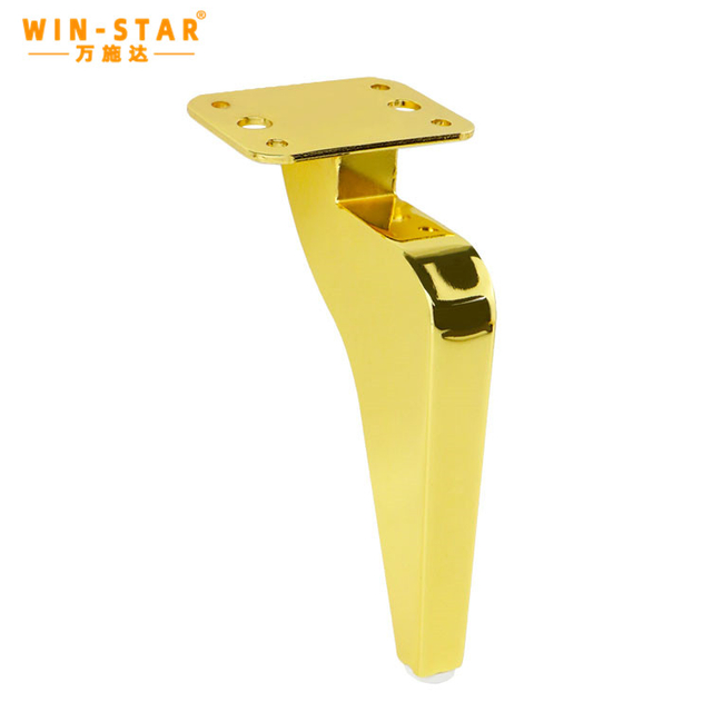 Κατασκευαστής χονδρικής πώλησης προσαρμοσμένων ποδιών υλικού Νέου σχεδίου Μοντέρνο χρυσό πόδι καναπέ για έπιπλα