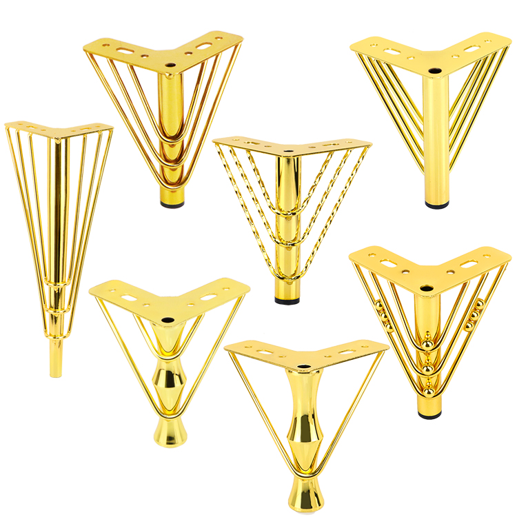  Meubelaccessoires in moderne stijl Ijzeren poten Midden-Oosterse design bankpoten met gouden