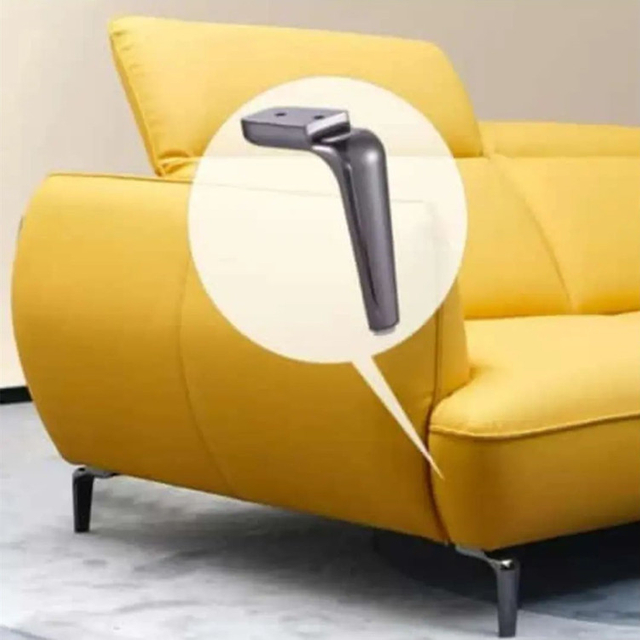 Kaki Furnitur Logam Emas Keluaran Baru Kaki Kursi Sofa Hitam Seri Kaki Besi Tempat Tidur Ruang Keluarga 
