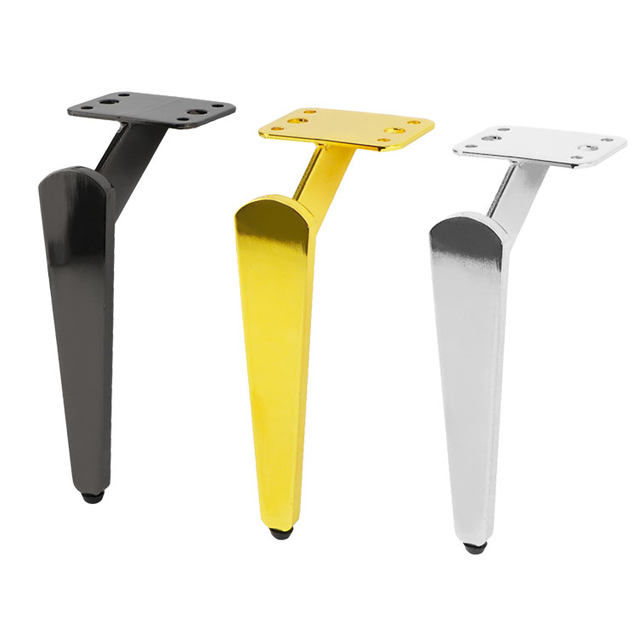 Популярні меблеві залізні ніжки для диванів для домашнього використання, металеві ніжки для ліжка 180 мм