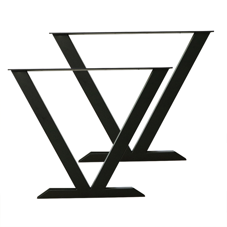 金属三角形フレームバーテーブルフィートサポートコーナーコンピュータデスクテーブル脚