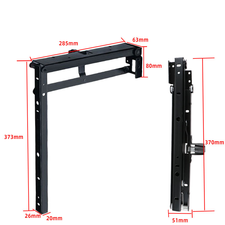 ZD-I051 WINSTAR חומרת ריהוט מדף בלתי נראה מנגנון קיפול כיסא מסגרת מרפסת 