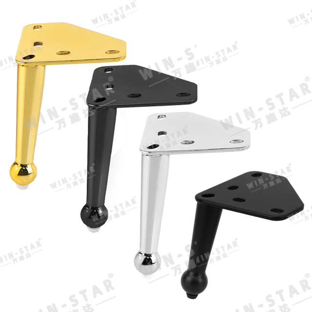 Oblique Furniture Leg Metal Cathedra Pedes Sofa