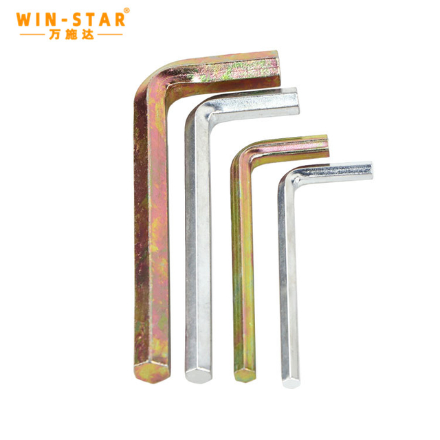 China Kiwanda Desturi L Aina Allen Hex Key Wrench chuma Plain Allen Wrenches